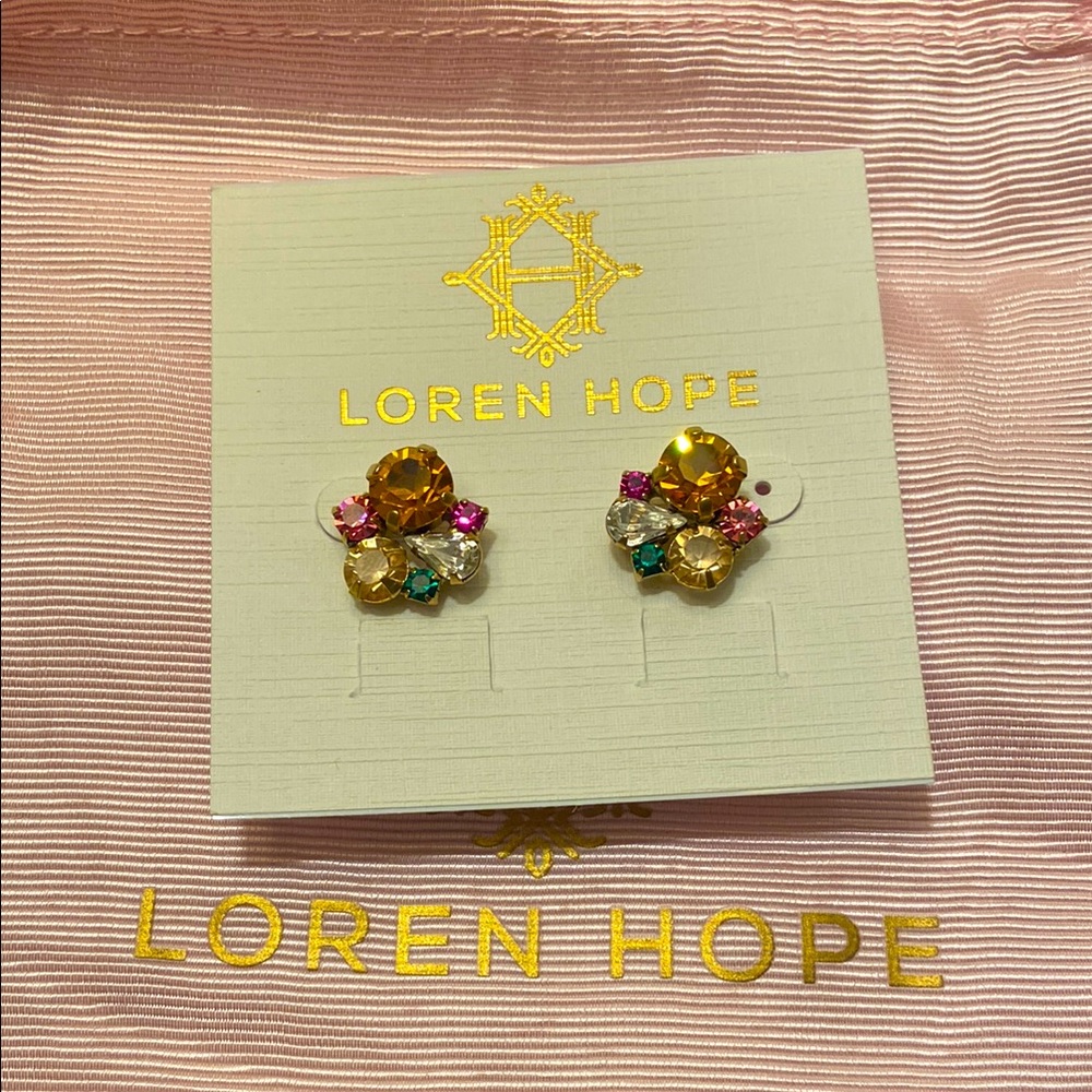Loren Hope Multicolor Crystal Earrings